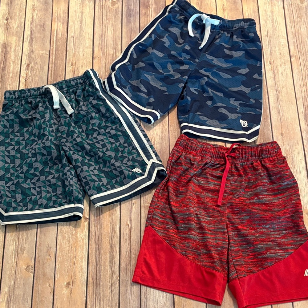 Kids Active Shorts bundle blue & Red
